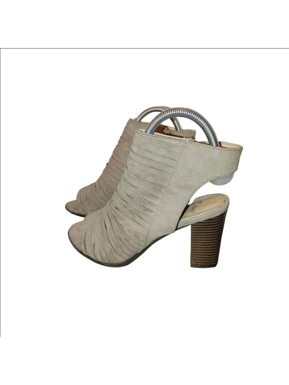 REPORT Potts Peep Toe Booties Size 10